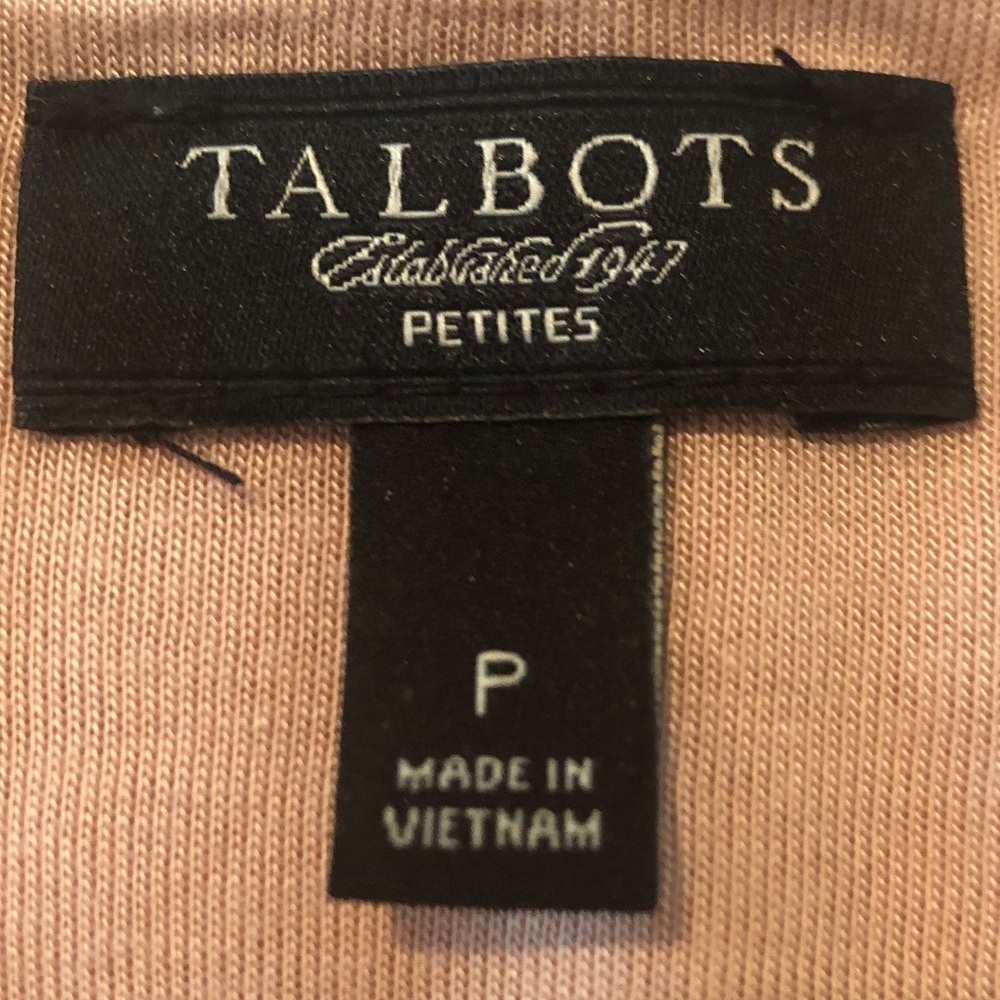 Talbots sparkly nude sequin sleeveless tank top size XS petite - Picture 3 of 5
